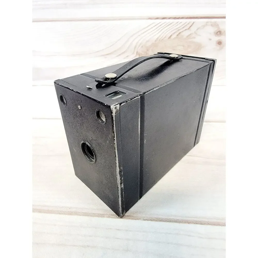 Kodak Hawk-Eye No. 2 Model Box Camera 520 Film Vintage, Black